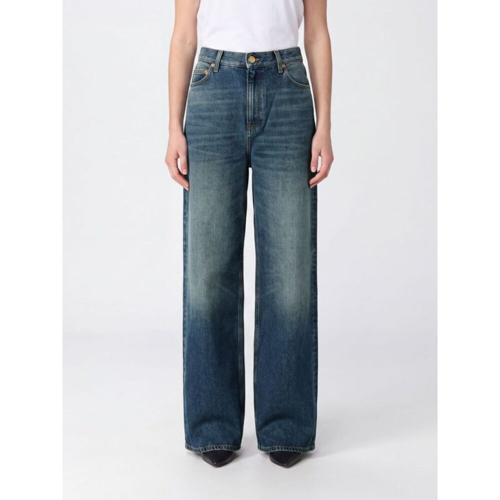 Golden Goose Women Golden Goose High-Waisted Wide Leg Cotton Denim Jeans